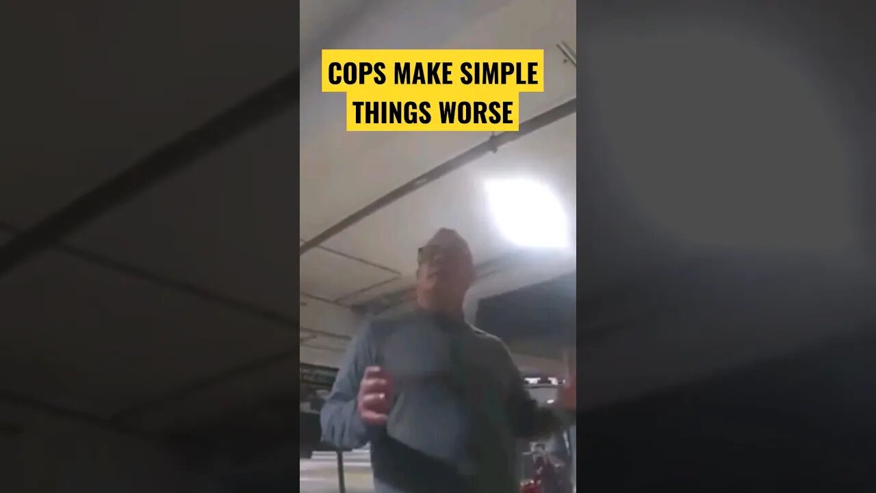 When Cops Show Up They Make Things Worse