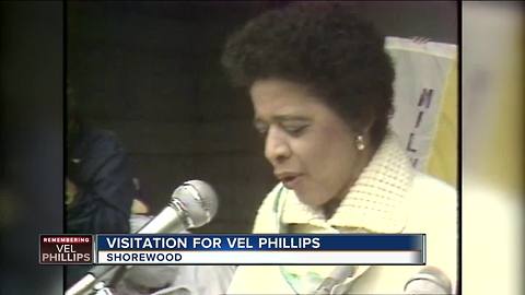Visitation held for Milwaukee civil rights leader Vel Phillips
