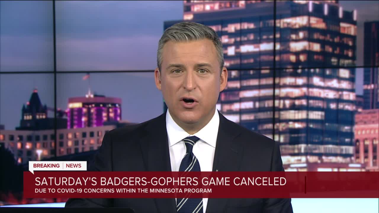 Wisconsin v. Minnesota game canceled after players test positive for COVID-19