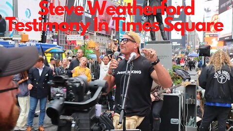Superbowl Champion Steve Weatherford Testimony at Let Us Worship New York with Sean Feucht