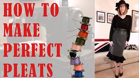 🔥🛑 HOW TO SEW THE PERFECT KNIFE PLEATS 🛑🔥| BUDGETSEW