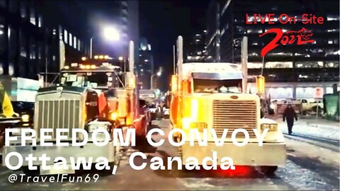 Truckers Freedom Convoy (Ottawa, Canada) February 9, 2022