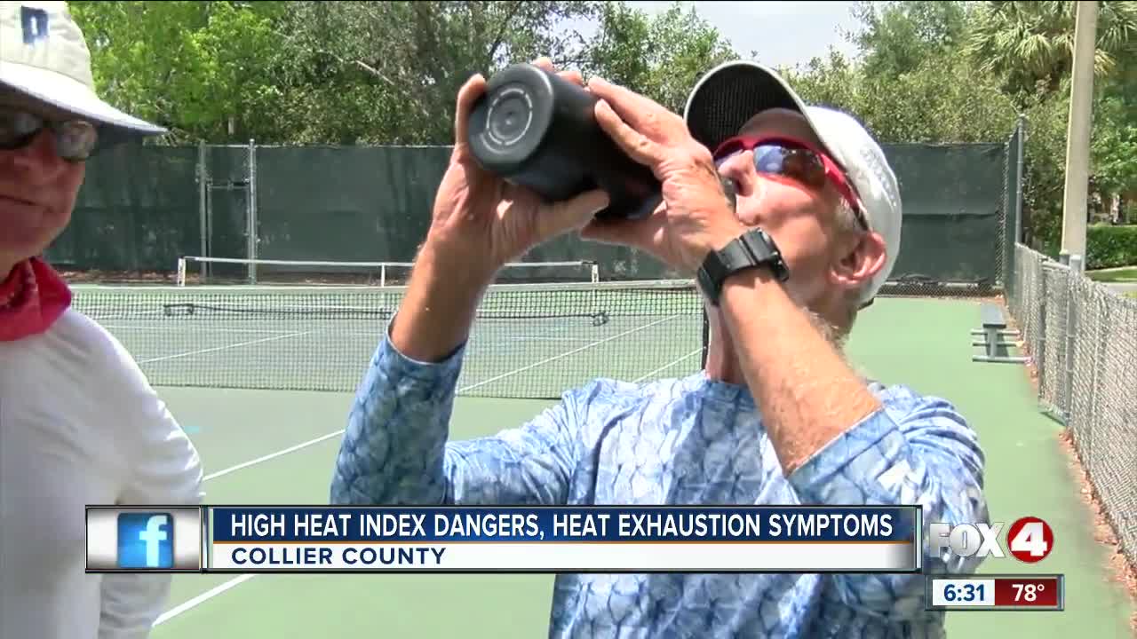 Rising heat index raises concerns over heat exhaustion in SWFL