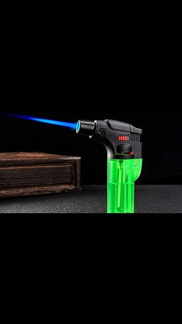 I bought this Cigarette Jet Flame Blow Gun Thrower Torch Barbeque Lighter for camping