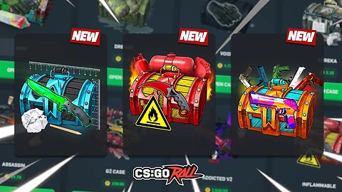 reviewing the NEW CASES on CSGOROLL
