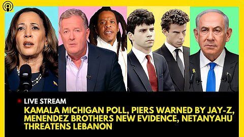 KAMALA MICHIGAN POLL, JAY-Z WARNS PIERS MORGAN, MENENDEZ BROTHERS ALERT, BIBI THREATENS LEBANON