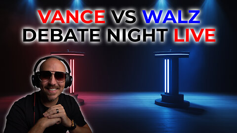Vance vs Walz Debate Night Live