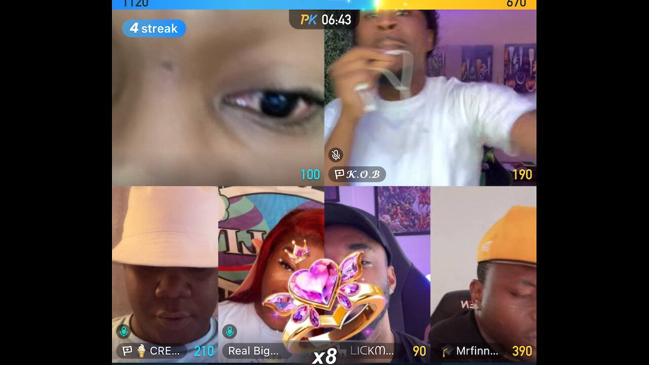 BIGOwars: Charli VS finesse ,KOB ,llama