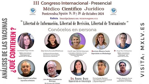 PRESENTACIÓN DEL III CONGRESO PRESENCIAL MÉDICO, JURÍDICO, CIENTÍFICO EN PONTEVEDRA