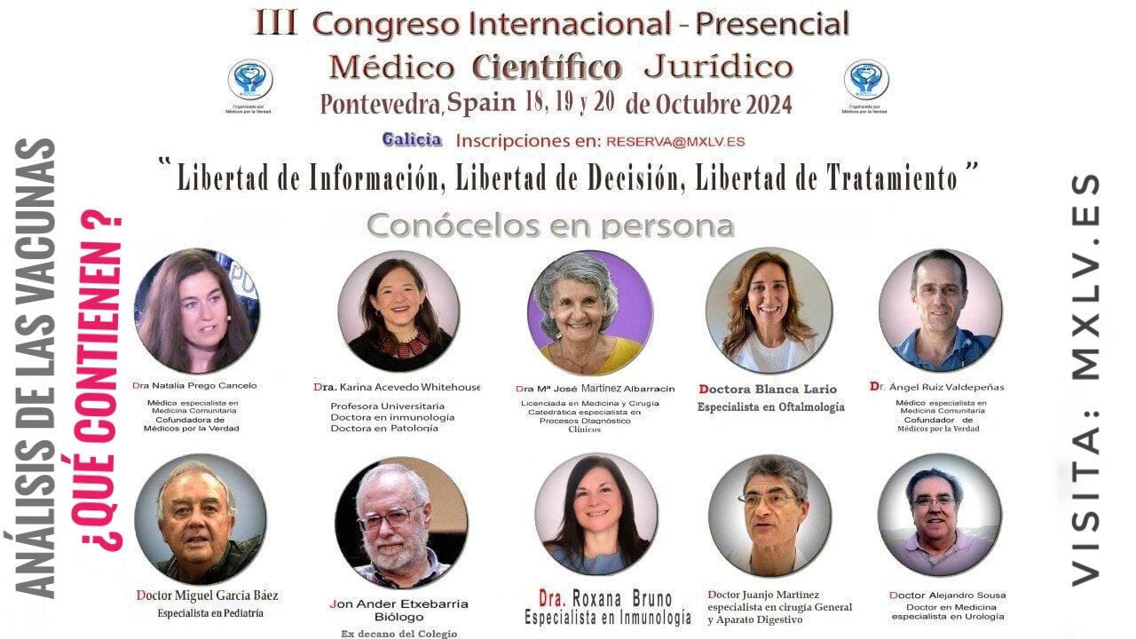 PRESENTACIÓN DEL III CONGRESO PRESENCIAL MÉDICO, JURÍDICO, CIENTÍFICO EN PONTEVEDRA