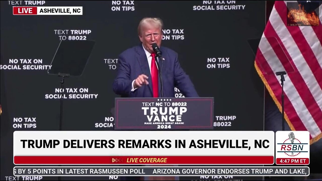 President Trump's Full Speech Asheville, NC Aug 14, 2024