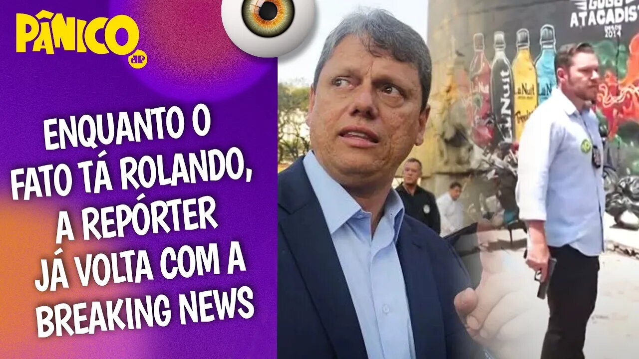 TIROTEIO EM PARAISÓPOLIS: CONFIRA O RELATO IN LOCO DA JOVEM PAN NEWS DURANTE A VISITA DE TARCÍSIO