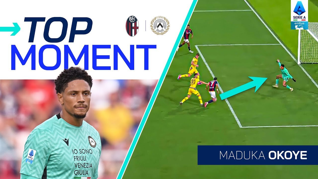 Okoye pulls off a stunning save | Top Moment | Bologna-Udinese