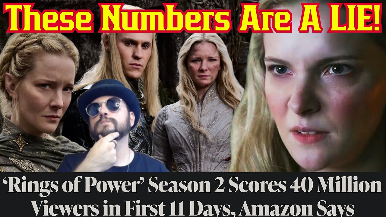 Amazon's Rings Of Powers SPIN Will NOT Work! Numbers Are BAD No Matter How They Try Lord Of The Ring