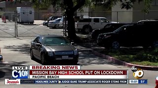 Mission Bay High School placed on lockdown