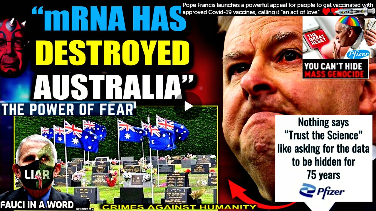 Australian Lawmakers Wake Up and Call for Worldwide mRNA Ban - "We F****d Up!"