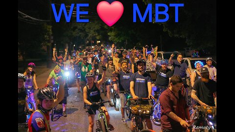 Joining the Hamilton "Glowriders" on a ride