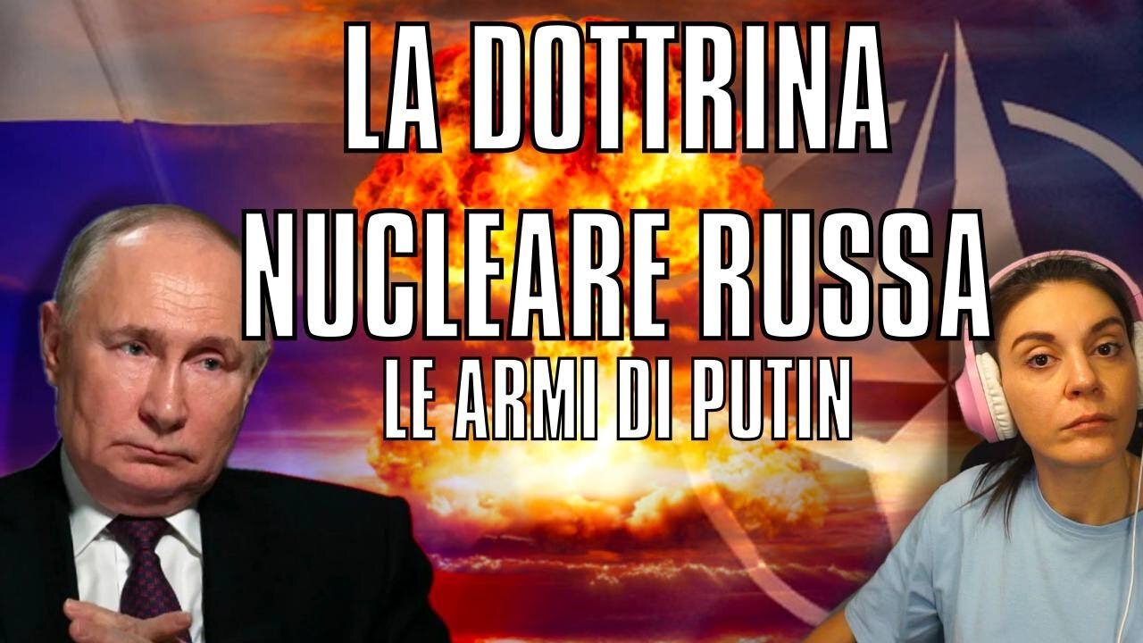 PUTIN CAMBIA LA DOTTRINA NUCLEARE RUSSA la storia della dottrina nucleare russa,mettendo in evidenza come le modifiche non siano dalla ferocia russa ma come sia provenuta dall'espansionismo NATO e dalle pressioni occidentali. DOCUMENTARIO