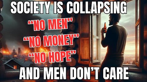 Men are Watching Society Collapse While Sipping a Beer