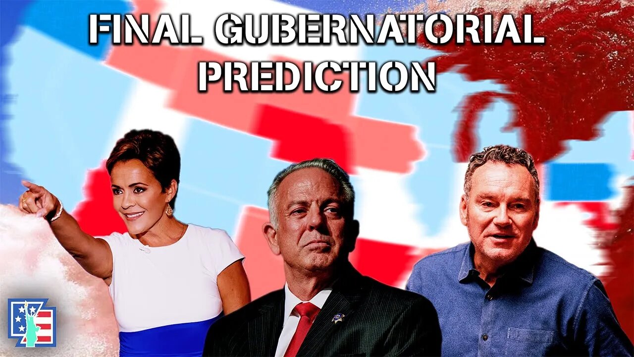 FINAL 2022 GOVERNOR MAP PREDICTION [November 2022]