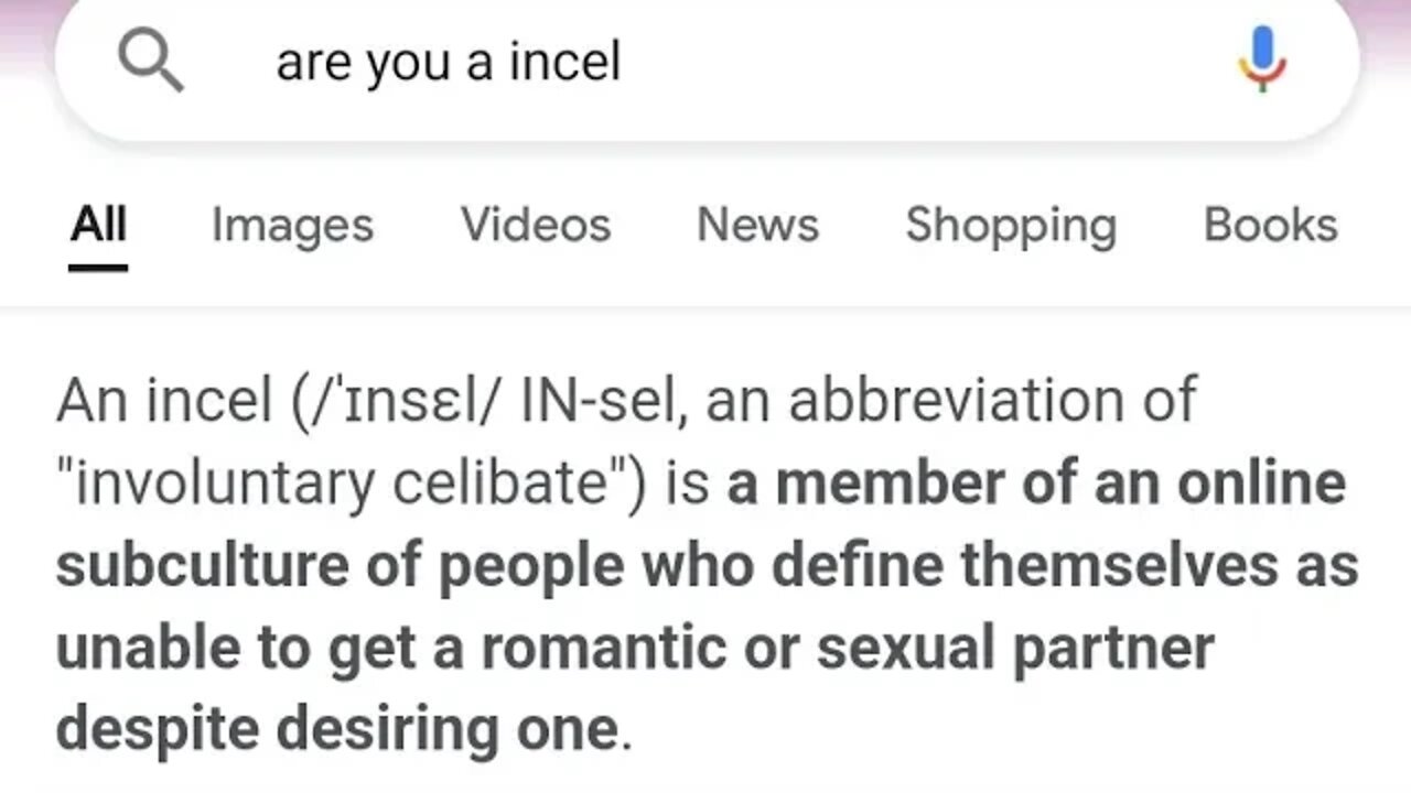 Am I a incel?