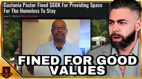 Pastor Fined For Being A GOOD Christian And Saving His Community | Authorities Get Embarrassed
