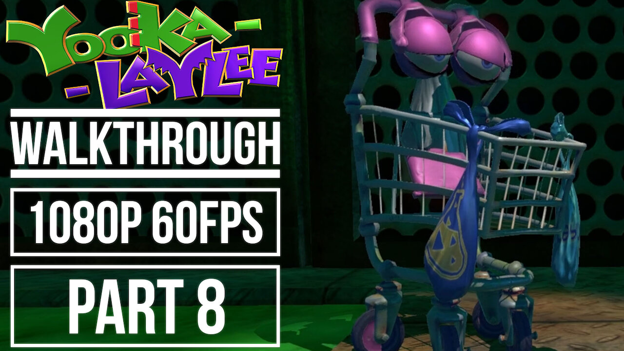 YOOKA LAYLEE Gameplay Walkthrough PART 8 No Commentary World 3 Moodymaze Marsh [1080p 60fps]