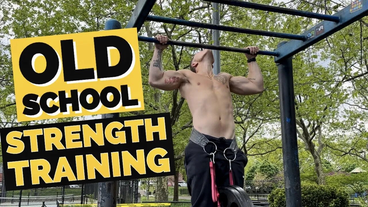 10 X 3 WEIGHTED PULL UPS | OLD SCHOOL STRENGTH TRAINING | Do THIS To Build CNS Adaptation & STRENGTH