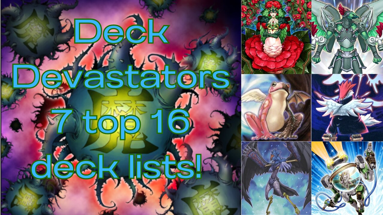 Edison Deck Devastators 7 Top 16 Deck Lists! Yugioh