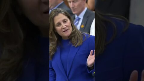 WOW! Freeland Can't Answer Important Question #shorts