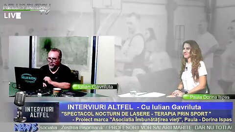 LIVE - TV NEWS BUZAU - "INTERVIURI ALTFEL", cu Iulian Gavriluta."SPECTACOL NOCTURN DE LASERE - TE…