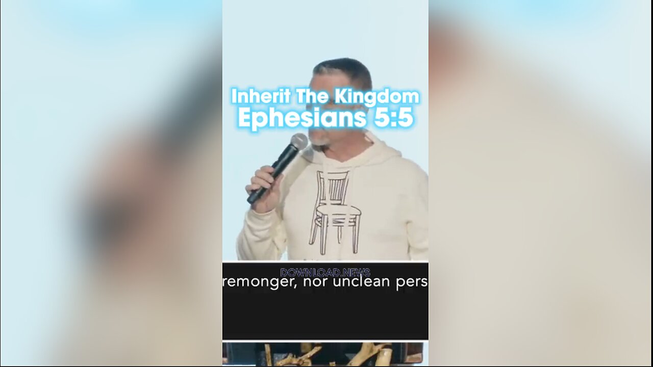 Pastor Greg Locke: For this you know with certainty, that no sexually immoral or impure or greedy person, which amounts to an idolater, has an inheritance in the kingdom of Christ and God, Ephesians 5:5 - 12/13/23