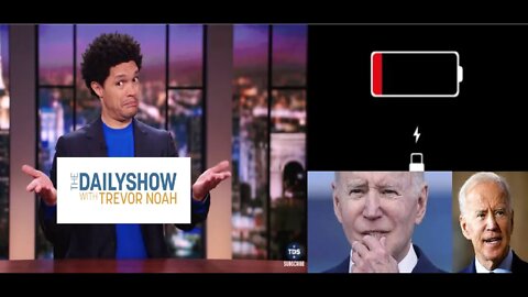 COMEDY not ALLOWED on THE LEFT: Daily Show Compares Joe Biden to A Low Phone Battery & Deletes It