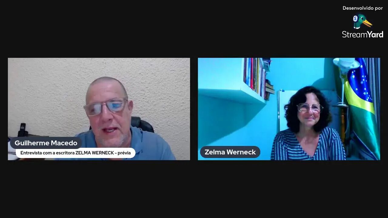 Entrevista com e escritora Zelma Werneck prévia