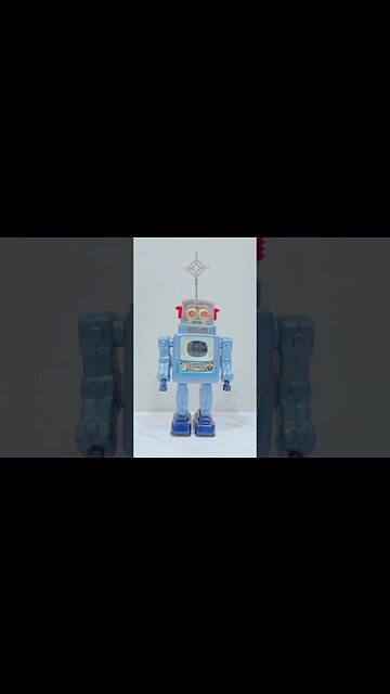 One of a kind BLUE Alps TV Spaceman! 🤖