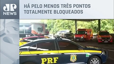 Rodovias federais seguem com interdições após chuvas e alagamentos em SC