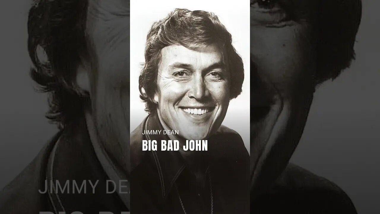 Jimmy Dean • Big Bad John (lyric video) #Shorts