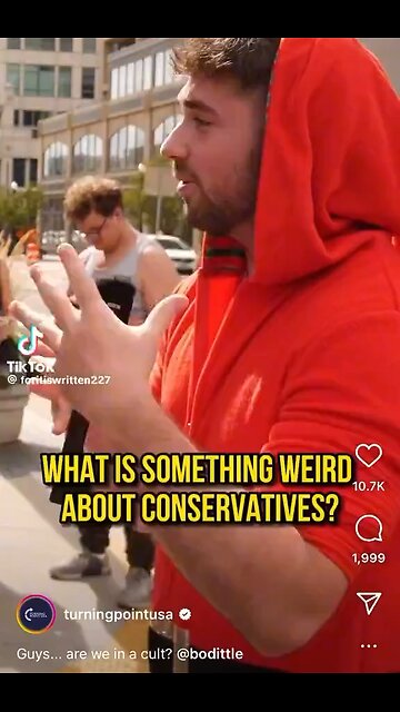 Liberal Calls Conservatives “Cultish”—While in Full Face Paint!