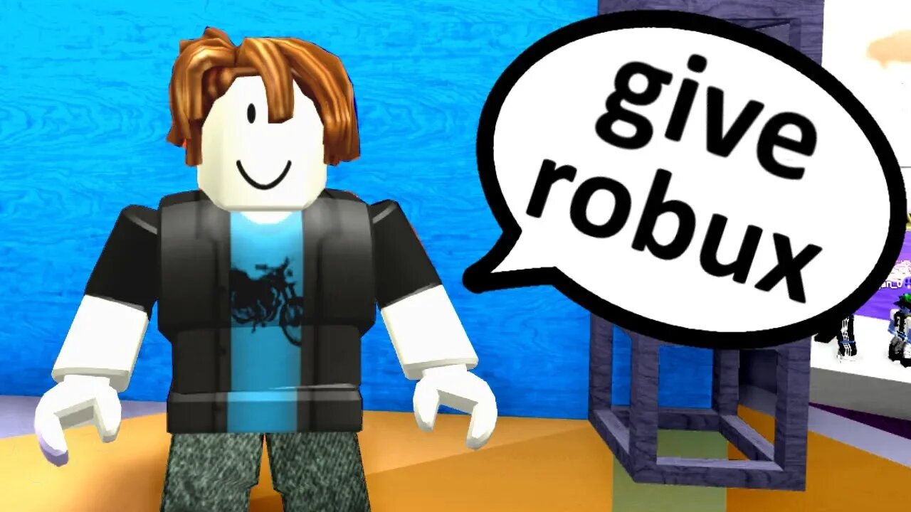 Annoying Roblox NOOB Begs For Robux (IT WORKED)