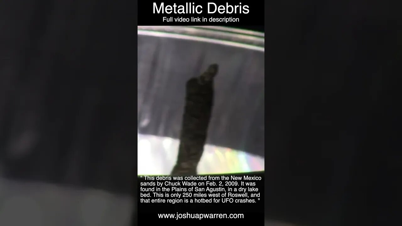 UFO Crash Debris? See Link in Description to See What Joshua P Warren's up to with Lauren and Jason