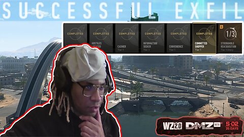 Warzone DMZ Al Mazarah Completing White Lotus Contracts Successful Solo Exfil