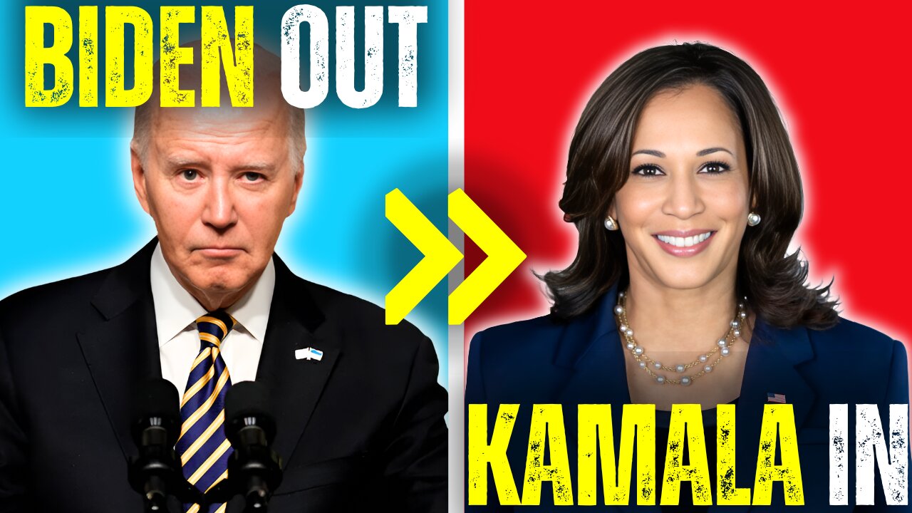 BIDEN se retira, KAMALA asume el liderazgo