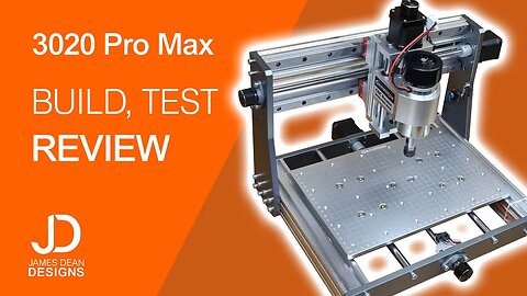 3020 Pro Max CNC Metal Engraver by Sainsmart Genmitsu - Build, test and review