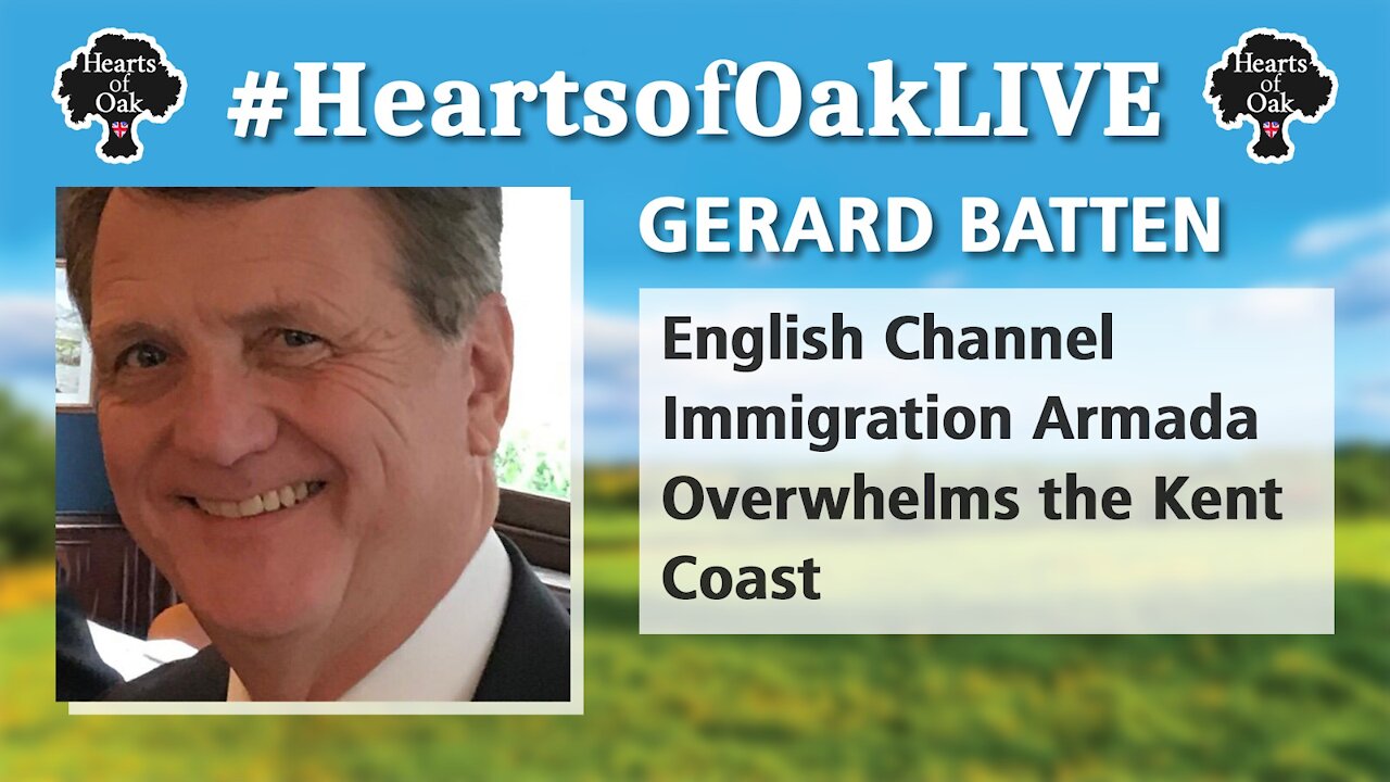Gerard Batten: English Channel Immigration Armada Overwhelms the Kent Coast