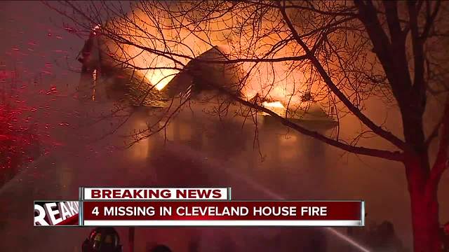 SPRINT: Four missing in fire on Cleveland's east side