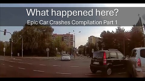 What happened here? Epic Car Crashes Compilation Part 1