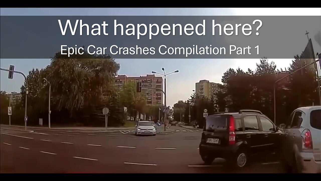 What happened here? Epic Car Crashes Compilation Part 1