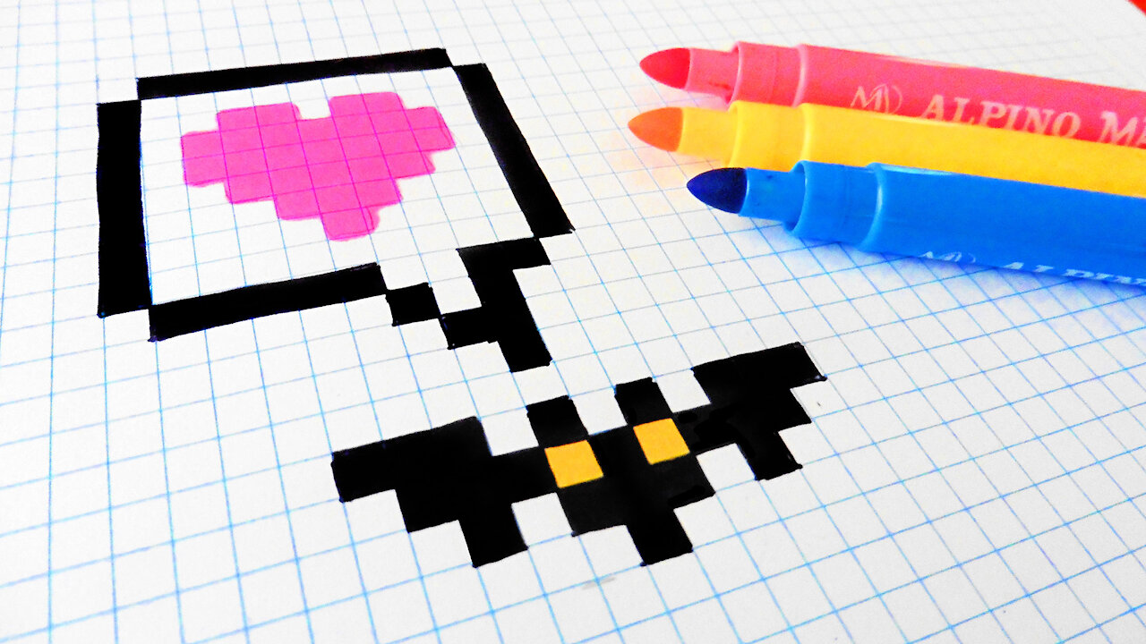 how to Draw little Bat - Hello Pixel Art by Garbi KW