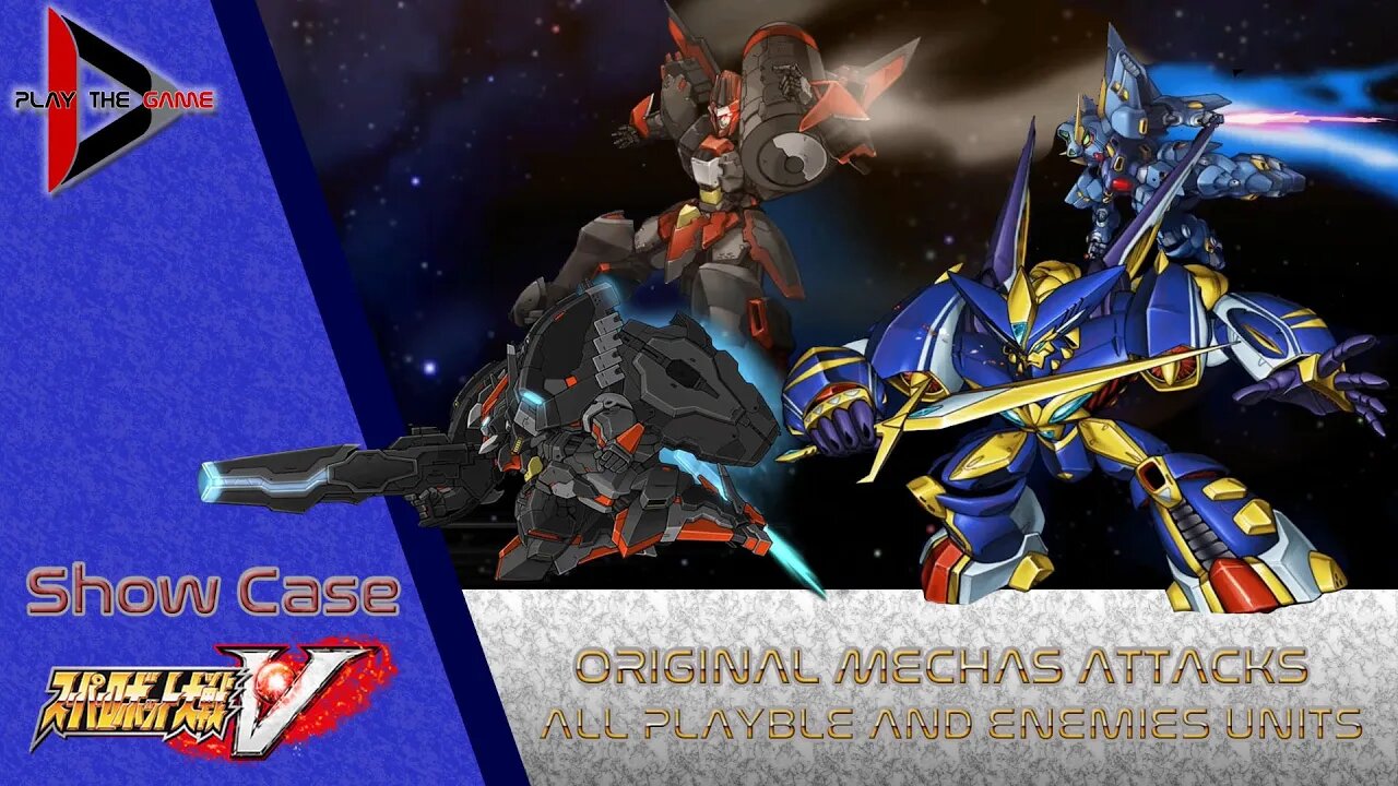 Super Robot Wars V: All Original Mechas Attacks [UPGRADE] [Show Case]