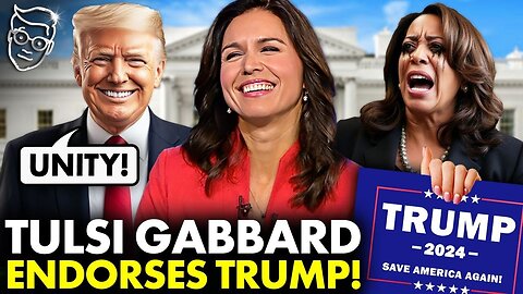 🚨HISTORY: Tulsi Gabbard OFFICIALLY Endorses Trump ON-STAGE | Democrats in PANIC